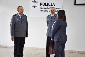 Zbiórka z okazji powierzenia obowiązków Zastępcy Komendanta Powiatowego Policji w Szamotułach