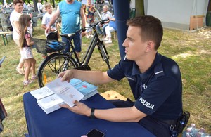 Policjanci podczas senioriady