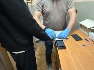 Zatrzymany odciski palców